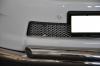 Накладка на решетку в бампер (рамка нерж./заполнение просечка нерж.) Toyota (тойота) Land Cruiser (круизер) (ленд крузер) Prado J150 (2009-2014) 